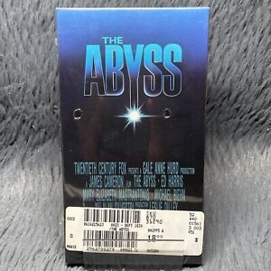 The Abyss VHS 1990 CBS Fox First Release James Cameron New SEALED Watermarks