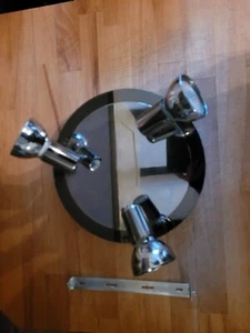 Chrome 3 Tier Ceiling Light Wickes - Picture 1 of 7