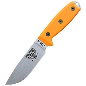 ESEE-4 Fixed Blade Knife, S35V Steel, Ambidextrous Sheath, Made in USA (Orange) - Picture 1 of 6