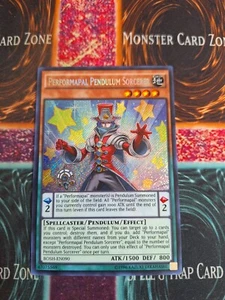 Yu-Gi-Oh! TCG Performapal Pendulum Sorcerer BOSH-EN090 Secret Rare Unlimited NM - Picture 1 of 4