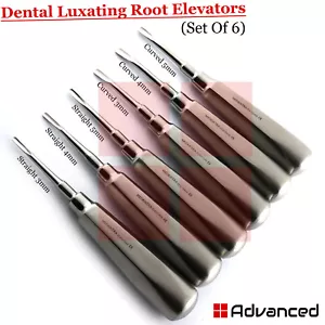 Elevadores de raíces luxantes quirúrgicos instrumentos de extracción dental - Imagen 1 de 2