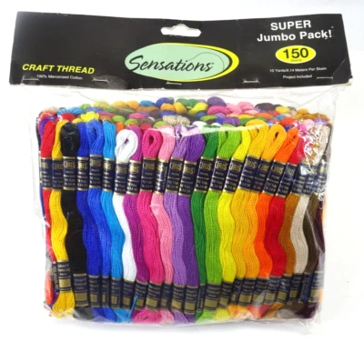 Sensation Iris Cross Stitch Embroidery Floss Thread Pack of 150 Skeins BRAND NEW - Image 1 of 2