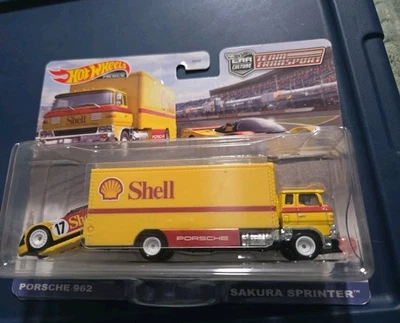 Hot Wheels Premium - Team Transport - Porsche 962 / Sakura Sprinter #45 Foto 1 de 3