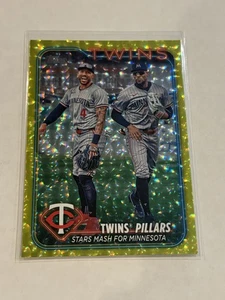 Actualización Topps Twins Buxton Corre Yellow Crackle US289 #ED 25/50 US289 2024 - Imagen 1 de 2