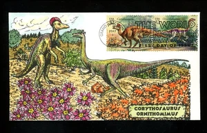 US FDC #3136n Collins Hand Painted HP 1997 Grand Junction CO Dinosaur - Picture 1 of 2