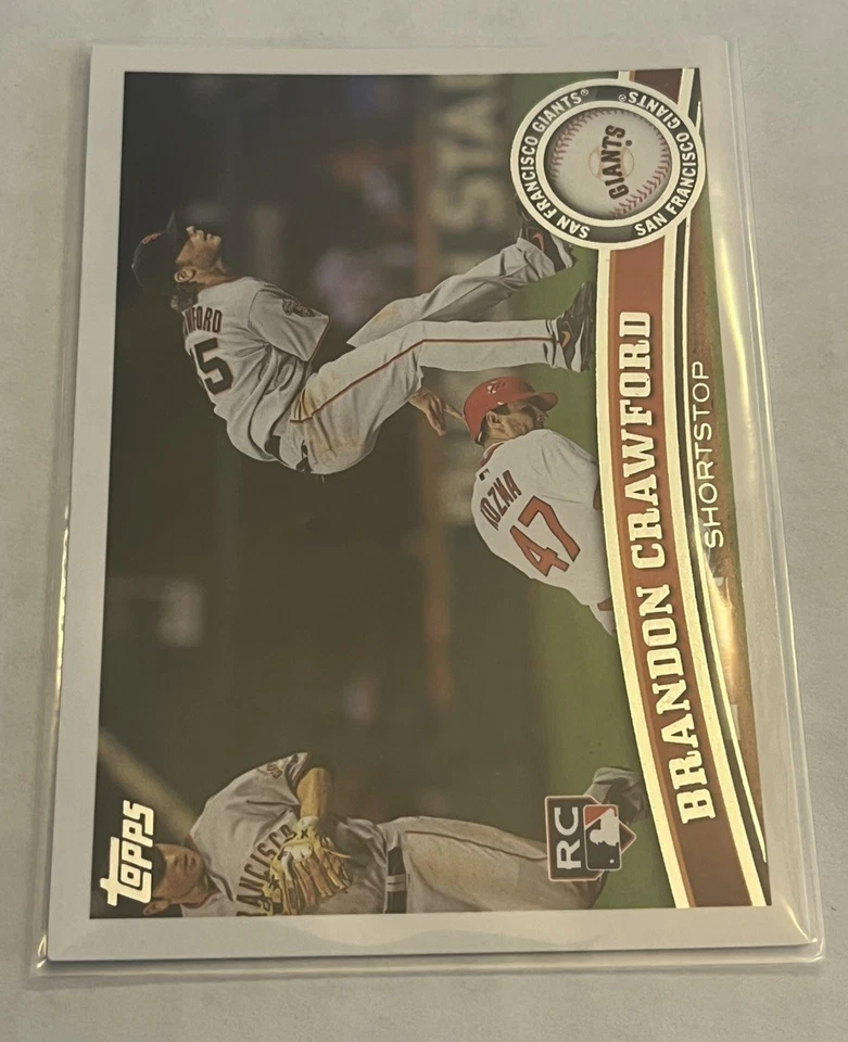 Brandon Crawford Rookie Card 2011 Topps Update RC #US234 Giants Cardinals (QTY) - Image 1 of 1