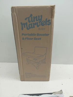 Silla elevadora infantil Pop N Sit asiento de piso silla de alimentación interior exterior gris Foto 1 de 4