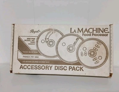 La Machine Food Processor Acessory Disc Pack Model No. V588 V66315 - Image 1 of 4