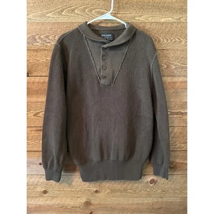 Filson Cotton Henley Guide Sweater 20154341 Olive Green Size Medium - Picture 1 of 5