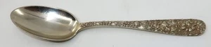 Stieff Sterling Silver STIEFF ROSE No Monogram Dessert or Oval Soup Spoon 7 1/8" - Picture 1 of 3