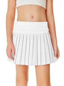 Girls Pleated Skirts with Shorts Athletic Tennis Skorts Sport Performance Ski... - Picture 1 of 6