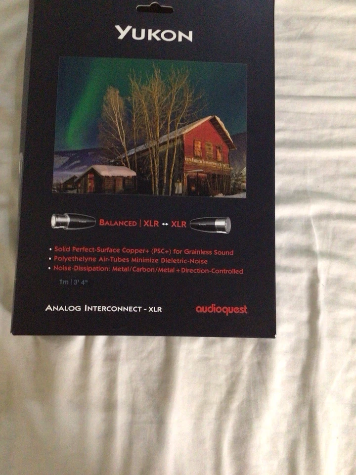 AudioQuest Yukon XLR Audio Cable Pair 1.0m - Image 1 of 1