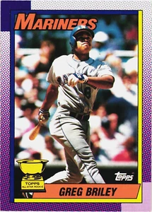 1990 - Topps --- GREG BRILEY --- Card # 288 --- Seattle Mariners - Picture 1 of 2
