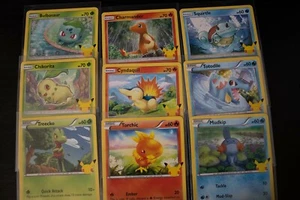 Pokémon 25th Anniversary McDonalds Cards - Picture 1 of 22