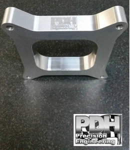1" CARBY SPACER, 4150 HOLLEY CARBURETOR, OPEN BORE - Foto 1 di 5