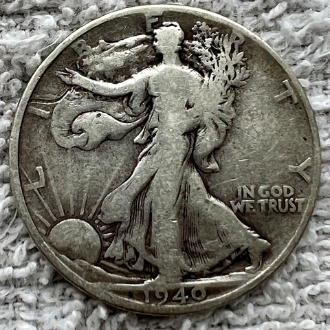 1940-S Walking Liberty Half Dollar - Historical Value Cover