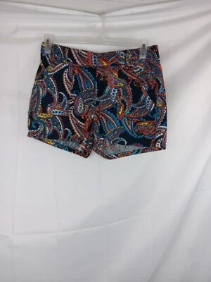 Banana Republic 中式短裤女式 2 码佩斯利印花 — 第 1/3 张图片