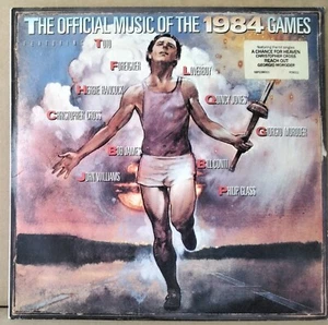 THE OFFICIAL MUSIC OF THE 1984 GAMES CBS SBP 238011 AUS LP TOTO, GLASS, HANCOCK - Picture 1 of 3
