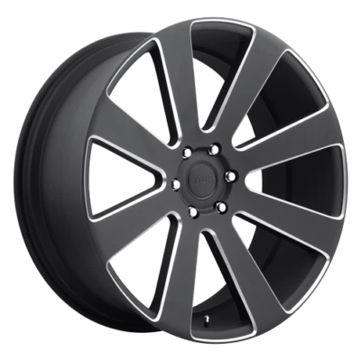 24 Inch Black Wheels Rims Cadillac Escalade Chevy Tahoe DUB 8-Ball S187 6 Lug - Изображение 1 из 4