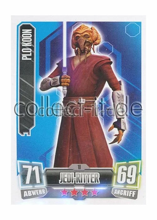 Force Attax Serie 2 10 - PLO KOON - Jedi-Ritter - Die Republik - Bild 1 von 1