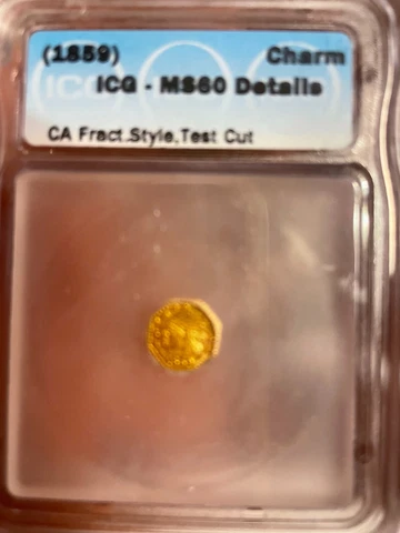 1859 CALIFORNIA GOLD TOKEN ($0.25 SIZE) Cover