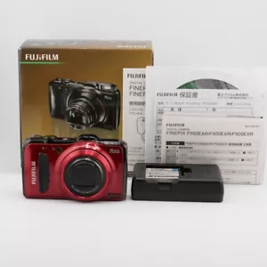 Fujifilm FinePix F550EXR 16,0-MP-Kompaktdigitalkamera rot aus Japan - Bild 1 von 16