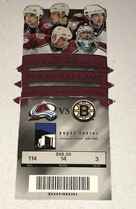 10/13/99 First 1st Game Pepsi Center Arena Debut Colorado Avalanche Ticket Stub - Picture 1 of 2