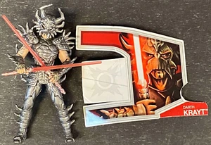 Hasbro Star Wars Comic Darth Krayt Loose Action Figure Complete Amazing - Picture 1 of 6