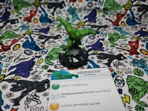 Heroclix Incredible Hulk set Abomination #013 Common figure w/card! - Picture 1 of 5