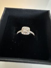 Tolkowsky 0.77 ct diamond engagement ring 18 ct white gold size L