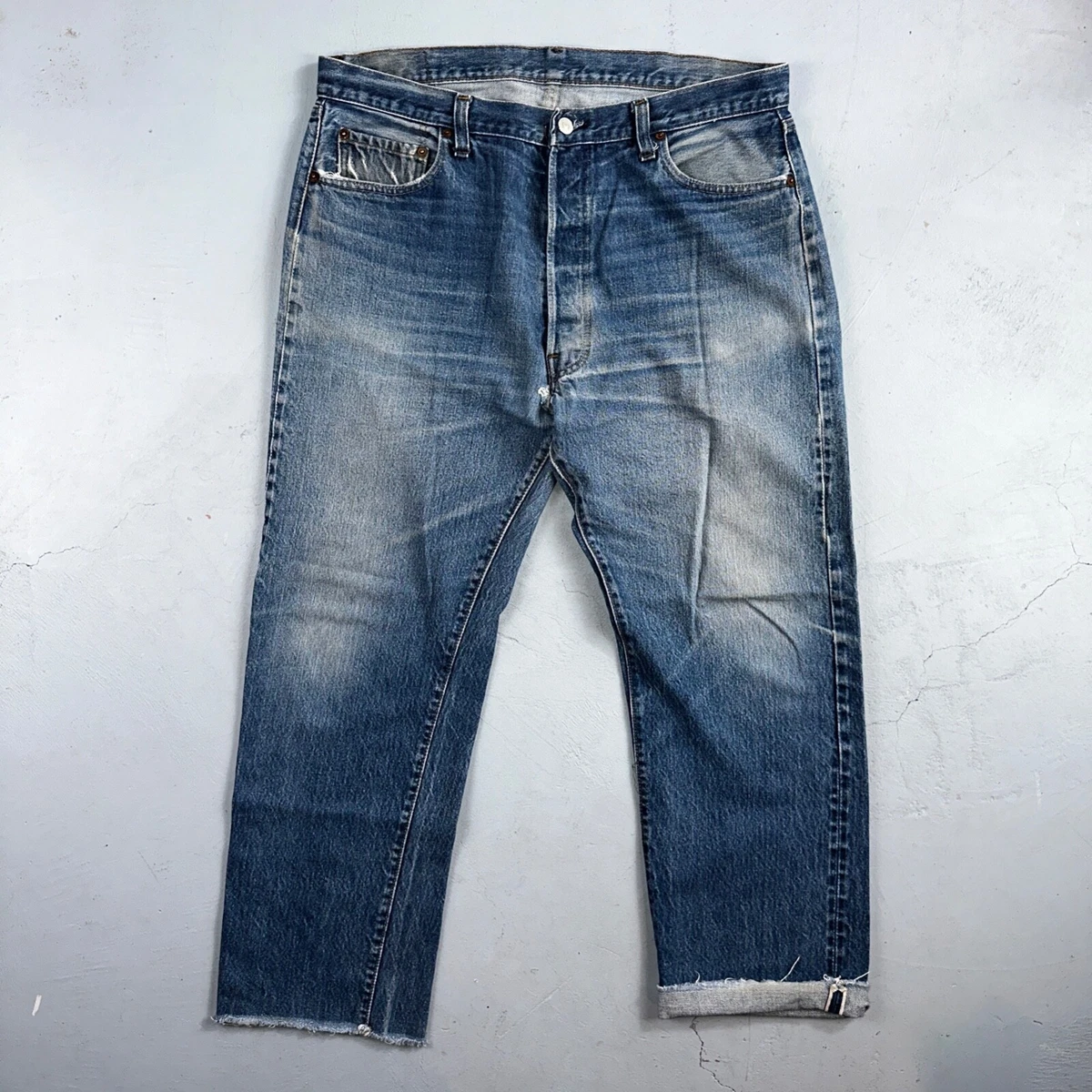Levi's 501xx USA製 Levis 501 XX Button Fly Blue Denim Jeans Made In South Africa Mens