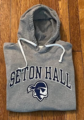 Seton Hall University Pirates League Gray NCAA College Hoodie Sweatshirt 2XL Cover