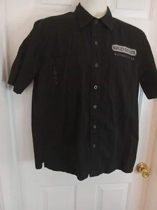 Camisa abotonada Harley Davidson American Legend 1903 para hombre negra mediana - Imagen 1 de 16