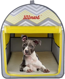 Premium Soft-Sided Folding Pet Tent | Portable Pet Crate for Home and on the Go - Picture 1 of 6