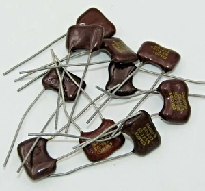 ( 10 PCS ) 680pf 500V 5% Mica Dipped Capacitor Cornell Dublier - Picture 1 of 2