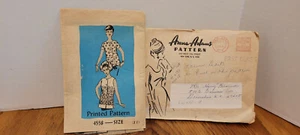 Vintage Anne Adams NY #4558 Size 18 Blouse pattern 1966 Mail Order Cut SMO1 - Picture 1 of 2