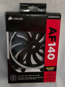 Corsair AF140 Quiet Edition Cooling Fan CO-9050009-WW 140mm 1,150 rpm 24 dBA - Afbeelding 1 van 3