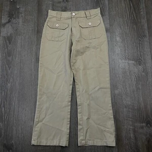 Carter's Girls Pants Khaki Beige School Uniform Straight Pockets Size 10 - Picture 1 of 4
