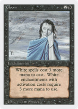 Gloom X (4) MTG Revised -Excellent/NM- 4RCards
