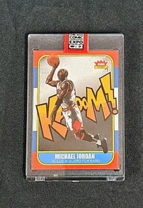 Tarjeta coleccionable Michael Jordan 2023 Chicago C2E2 exclusiva firmada Brian Kong 45/50 - Imagen 1 de 2
