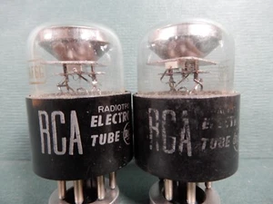 RCA 6AF6G Magic Eye Vacuum Tubes (2) Amplitrex Tested Good Medium Brightness - Picture 1 of 5