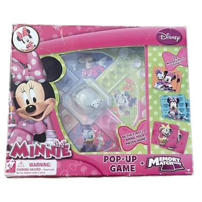 Disney Minnie Mouse Pop-Up Game & Memory Match Game 2-4 Players Ages 4+ - Image 1 of 4