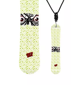 Miniboard SANTA CRUZ The Face 11/12 CLASSIC Snowboard als Halskette B01 - Picture 1 of 1