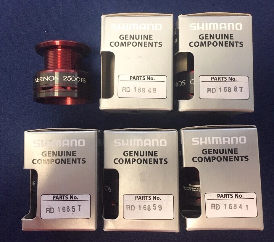 SHIMANO BOBINA RICAMBIO ORIGINALE AERNOS FB 1000 2500 3000 4000 5000 SPARE SPOOL - Immagine 1 di 1