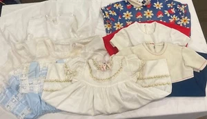 Lot of 7 Toddler Girl Dresses handmade vintage 60’s 70’s 2t 3t - Picture 1 of 24
