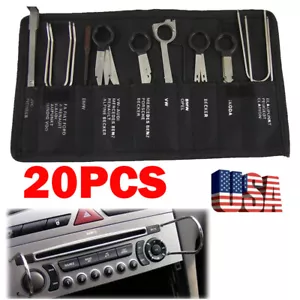 20x Car Radio CD Stereo Release Removal Tool Set Key For Audi BMW VW Ford GM HOT - Picture 1 of 13