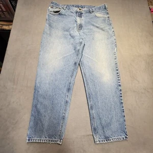 Carhartt Jeans Mens 40x29 Relaxed Fit Straight Leg Distressed Denim Workwear - Picture 1 of 8