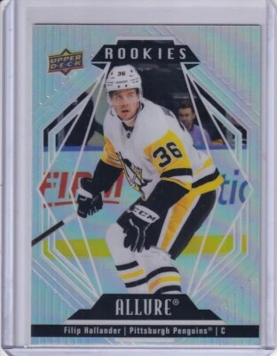 Filip Hallander, Pittsburgh Penguins 2022-23 Upper Deck Allure Rookie #112 - Image 1 of 2