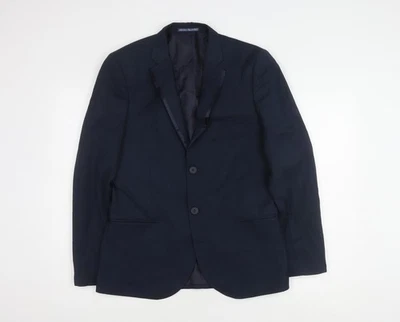 Blazer azul para hombre FCUK, talla 38, uso formal Foto 1 de 4