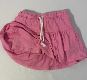 Cat & Jack Pink Skort Skirt Shorts Elastic Waist Drawstring Girls Sz 4T - Picture 1 of 12